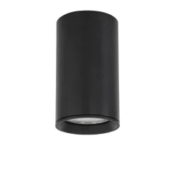 Faretti Da Soffitto-Selezionato da Mazzolaluce Faretto sporgente nero cilindro da soffitto