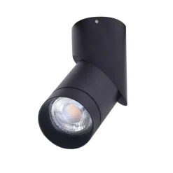 Faretti Da Soffitto-Selezionato da Mazzolaluce Faretto spot orientabile nero da soffitto per cucina