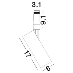 Faretti Da Incasso-Selezionato da Mazzolaluce Faretto spoty da incasso bianco led 23w 3000k cri90 orientabile