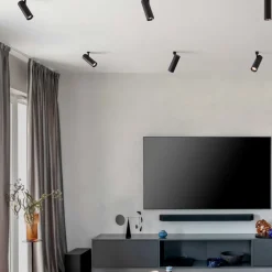 Faretti Da Incasso-Selezionato da Mazzolaluce Faretto spoty da incasso led 48v 6w 3000k cri90 dali nero orientabile