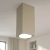 Faretti Da Soffitto-Top Light Faretto squadrato da soffitto sabbia plate