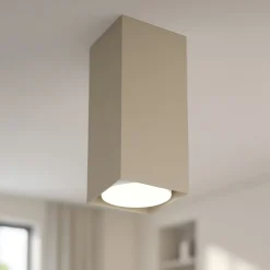 Faretti Da Soffitto-Top Light Faretto squadrato da soffitto sabbia plate