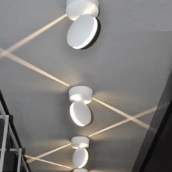 Faretti Da Esterno-Selezionato da Mazzolaluce Faretto tagli di luce samsung da parete soffitto 7w 3000k 220-240v ip54 bianco