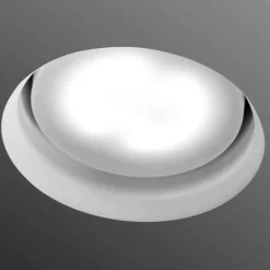 Faretti Da Incasso-Sforzin Illuminazione Faretto tondo in gesso da incasso per cartongesso sforzin filiatra