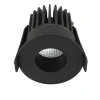 Faretti Da Incasso-Selezionato da Mazzolaluce Faretto tondo nero incasso led per cartongesso 9w 3000k