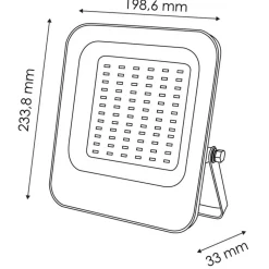 Faretti Da Esterno-Selezionato da Mazzolaluce Faro da esterno ip65 100w 6000k orientabile fp