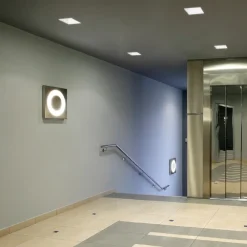 Faretti Da Incasso-Selezionato da Mazzolaluce Faro quadrato cristaly gesso da incasso a soffitto led 13w 3000k