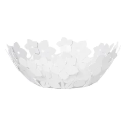 Soprammobili Moderni-Selezionato da Mazzolaluce Fior di loto grande centrotavola bianco marmo da cucina moderna