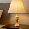 Abat Jour-Ideal Lux Firenze tl1 abat-jour da comodino camera da letto bianca e oro