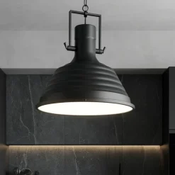Lampadari Cucina-Ideal Lux Fisherman sp1 lampadario per isola cucina nero opaco