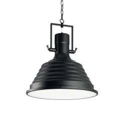 Lampadari Cucina-Ideal Lux Fisherman sp1 lampadario per isola cucina nero opaco