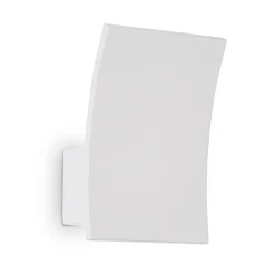 Applique Da Parete-Ideal Lux Fix ap applique bianca curva led 5,5w 3000k