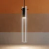 Lampade A Sospensione-Ideal Lux Flam sp lampada a sospensione vetro trasparente led