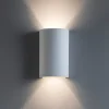 Applique Da Parete-Ideal Lux Flash ap1 round applique in gesso tonda bianca