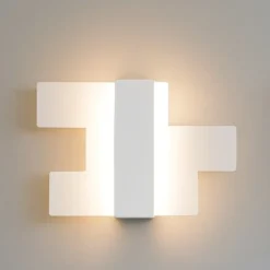 Applique Da Parete-Top Light Flight toplight applique led 3000k 4000k grigio silver