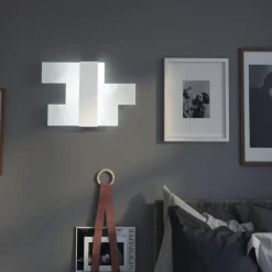 Applique Da Parete-Top Light Flight toplight applique led 3000k 4000k grigio silver
