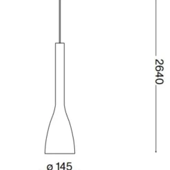 Lampade A Sospensione-Ideal Lux Flut sp1 big lampada a sospensione per cucina vetro bianco