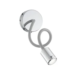 Applique Camera Da Letto-Ideal Lux Focus-1 ap applique cromata luce orientabile per comodino camera da letto