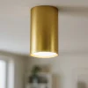 Faretti Da Soffitto-Maytoni Focus faretto da soffitto cilindro oro satinato