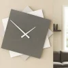 Orologi Da Parete Moderni-Selezionato da Mazzolaluce Foy orologio grande da parete 60cm bianco radica grigia