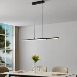 Lampadari Cucina-Eglo Fraioli z lampadario per cucina colore nero led rgb 2700k a 6500k