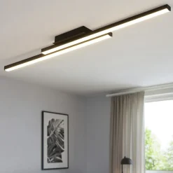 Plafoniere Moderne-Eglo Fraioli z plafoniera moderna dimmerabile led rgb da 2700k a 6500k