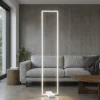 Lampade Da Terra-Ideal Lux Frame pt lampada da terra bianca led 30w 3000k