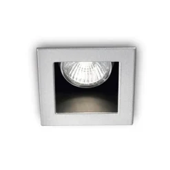 Faretti Da Incasso-Ideal Lux Funky fi alluminio faretto quadrato da incasso per controsoffitto