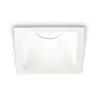 Faretti Da Incasso-Ideal Lux Game trim square faretto da incasso a led soffitto 11w 2700k quadrato bianco