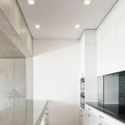 Faretti Da Incasso-Ideal Lux Game trim square 11w 3000k ip65 quadrato faretto incasso per bagno bianco