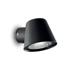 Applique Da Esterno-Ideal Lux Gas ap1 applique nero da esterno ip43 luce verso il basso
