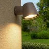 Applique Da Esterno-Ideal Lux Gas ap1 applique per esterno ip43 marrone coffee orientabile