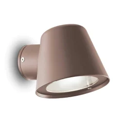 Applique Da Esterno-Ideal Lux Gas ap1 applique per esterno ip43 marrone coffee orientabile