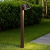 Lampioni Da Giardino-Ideal Lux Gas pt1 lampione per esterni giardino marrone ip43