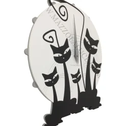 Orologi Da Parete Moderni-Selezionato da Mazzolaluce Gatti orologio moderno da parete legno nero