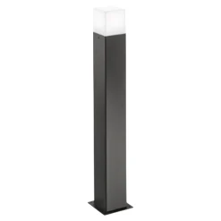 Lampioni Da Giardino-Gea Luce aditi lampione da giardino antracite moderno quadrato