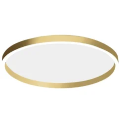 Plafoniere Moderne-Gea Luce aela p-m oro plafoniera per camera da letto led 60w 3000k 4000k