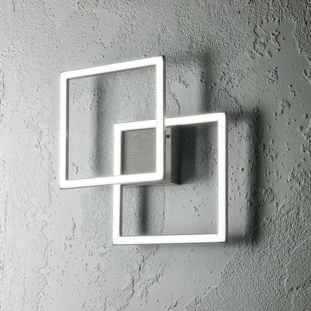 Applique Da Parete-Gea Luce afrodite applique da parete led 28w 3000k moderno