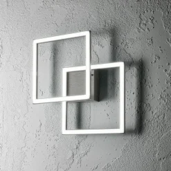 Applique Da Parete-Gea Luce afrodite applique da parete led 28w 3000k colore oro