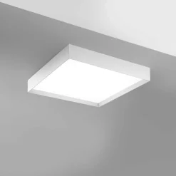 Plafoniere Moderne-Gea Luce aoi plafoniera moderna led 60w da 3000k a 4000k quadrata