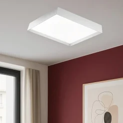 Plafoniere Moderne-Gea Luce aoi plafoniera moderna led 60w da 3000k a 4000k quadrata