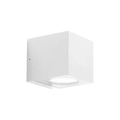 Applique Da Esterno-Gea Luce applique da esterno ip65 bianca led 3000k