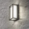 Applique Da Esterno-Gea Luce applique da esterno ip65 antracite led cct