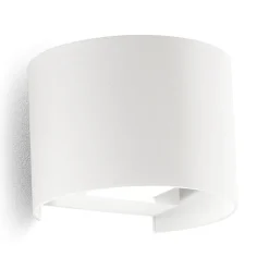 Applique Da Esterno-Gea Luce applique da esterno ip54 bianca 10w led 3000k