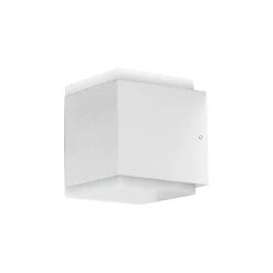 Applique Da Esterno-Gea Luce applique per esterno moderna ip65 bianca led cct