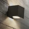 Applique Da Esterno-Gea Luce applique per esterno ip65 antracite led 3000k