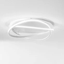Plafoniere Moderne-Gea Luce atia plafoniera moderna led 50w 3000k rotonda bianca