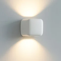 Applique Camera Da Letto-Gea Luce babol applique camera da letto cubico bianco