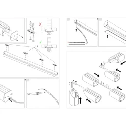 Strisce Led-Gea Luce baku p profilo plafone bianco per strisce led max 10mm