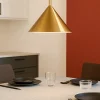 Lampadari Cucina-Gea Luce barbie lampadario pre cucina sospensione colore oro